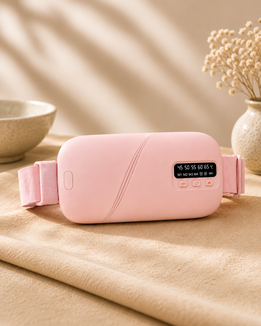 MIRA Heat + Massage Belt - Pink